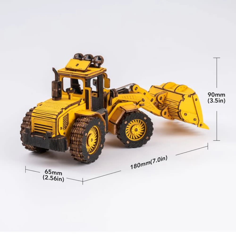 Robotime ROKR Bulldozer 3D Wooden Puzzle for Children